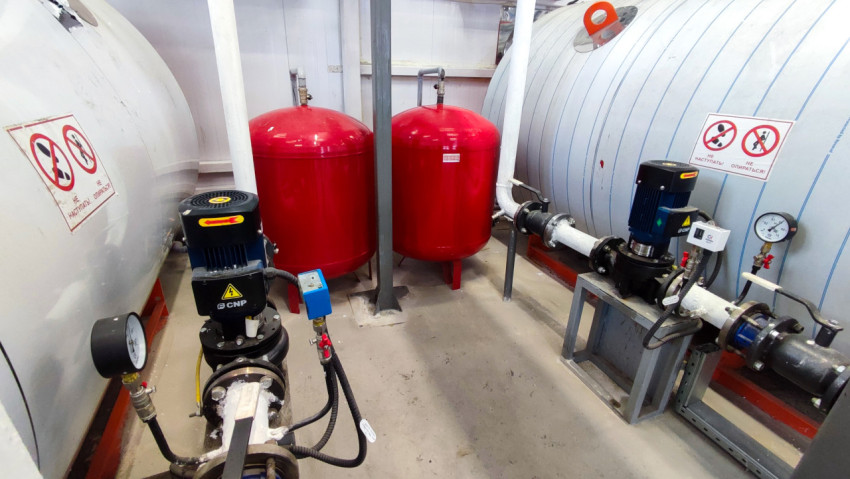 Расширительные баки и насосные агрегаты