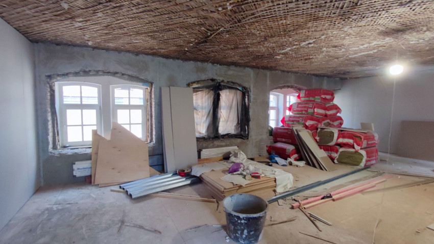 Комната с материалами Rockwool для утепления стен