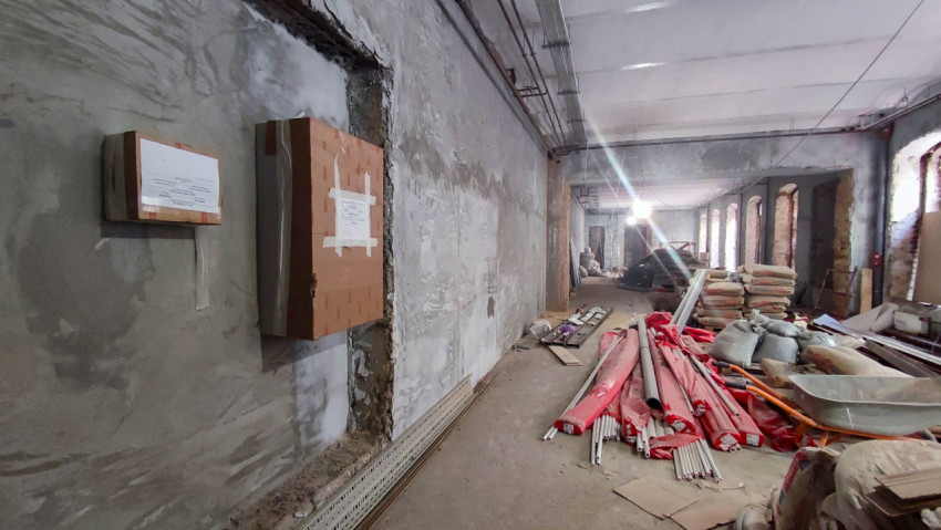 Строительные материалы и инженерные сети в историческом здании