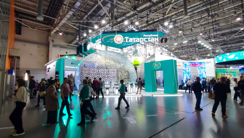 Экспозиция Республики Татарстан на выставке «Россия» в павильоне №75 ВДНХ