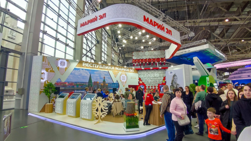 Стенд Республики Марий Эл на выставке «Россия»