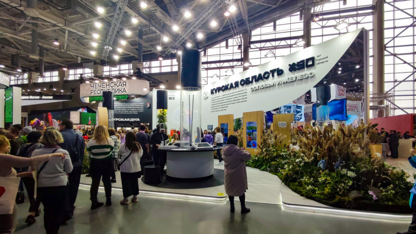 Стенд Курской области на выставке «Россия» в павильоне №75