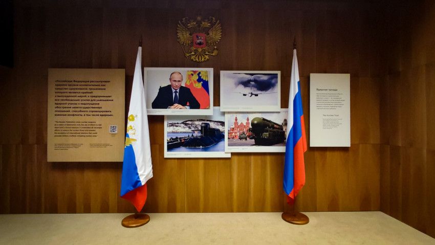 Инсталляция о ядерной триаде в павильоне «АТОМ» на ВДНХ