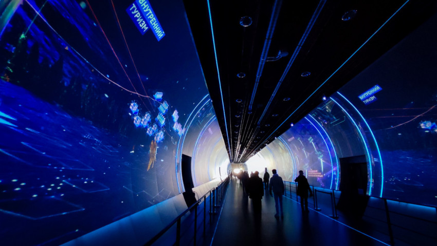 Мультимедийная панорама о внутреннем туризме в галерее «Достижения России»