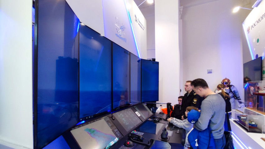 Панорамный морской тренажёр РУТ в павильоне №15 ВДНХ