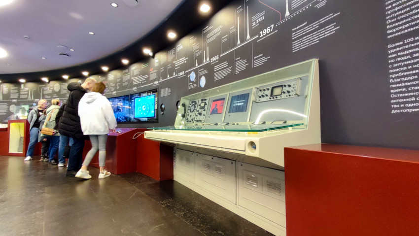 Интерактивная экспозиция внутри Останкинской телебашни