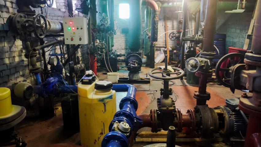 Тепловой узел с насосным оборудованием и системой автоматизации