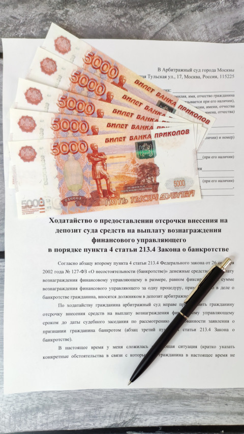Заявление в суд с пачкой «пяти тысяч дублей» и ручкой