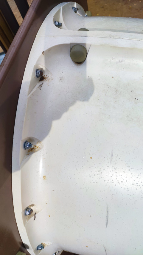 Крепёжные элементы горки детского комплекса