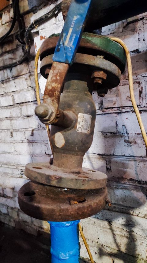 Шаровый кран DN50 на фланцевом соединении