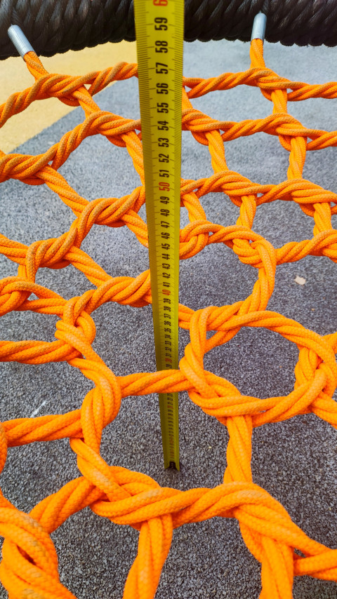 Проверка высоты посадочного уровня канатных качелей