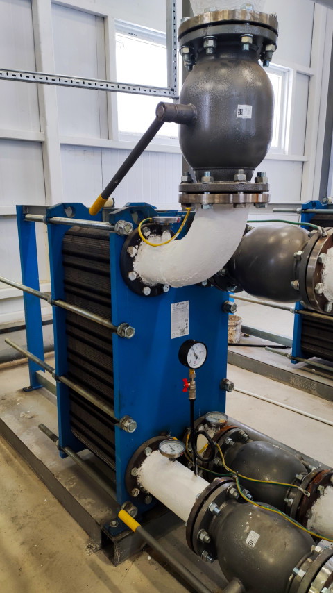 Пластинчатый теплообменник в промышленной установке